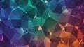 Vibrant Abstract Low-Poly Background with Gradient Colors Royalty Free Stock Photo